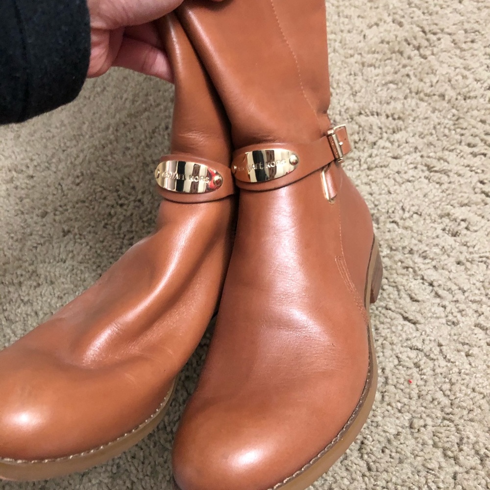 Michael Kors brown leather boots - Picture 6 of 8